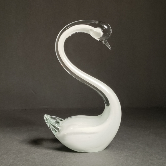 BLOWN GLASS Other - BLOWN GLASS SWAN